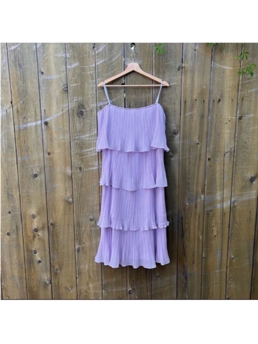 Pastel Lavender Off-the-Shoulder Ruffle Midi Dress 🌿 - Picture 7 of 10